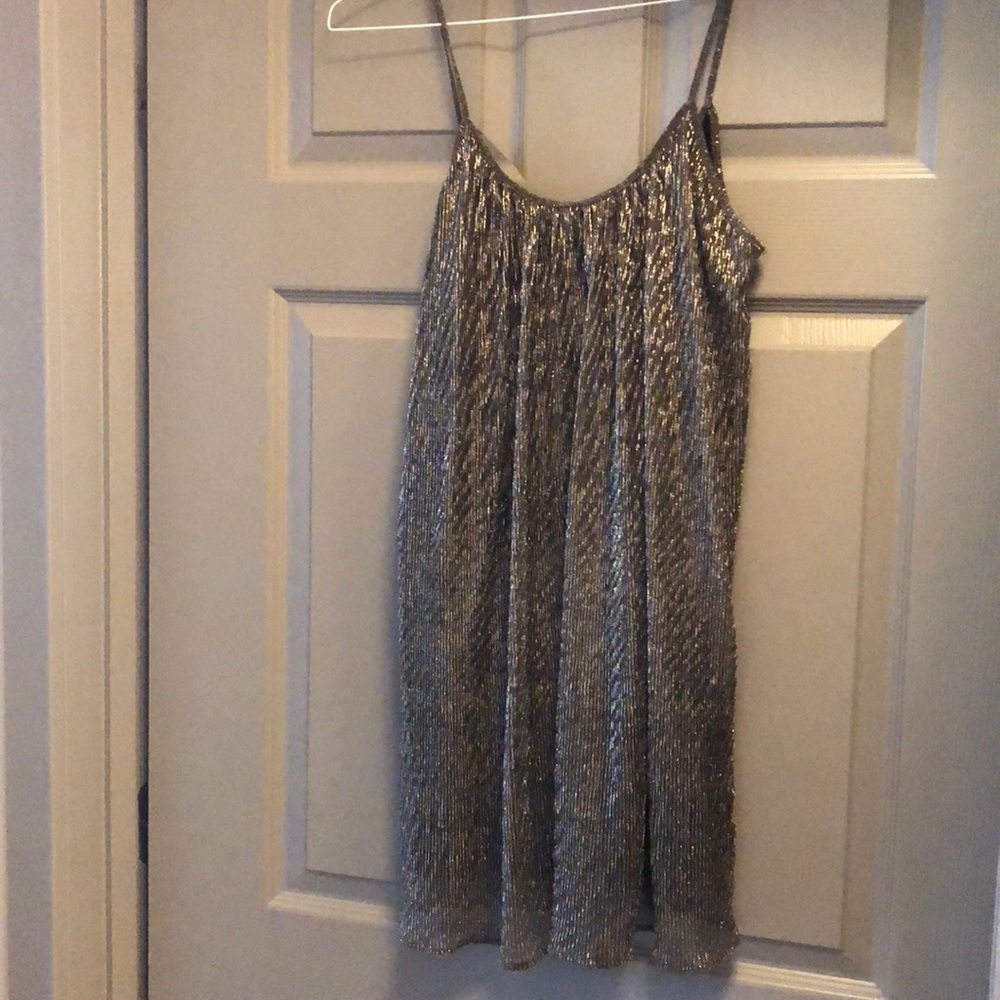 Sparkly silver dress